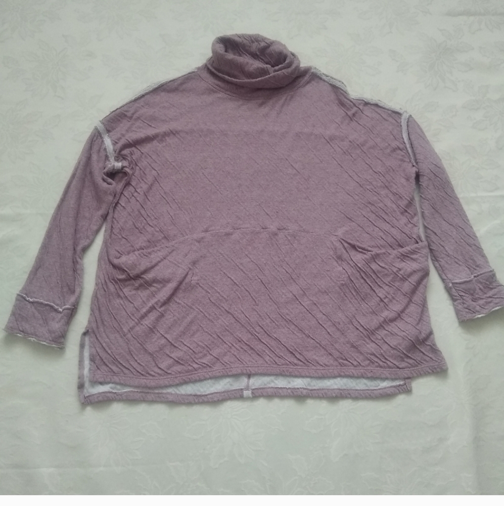 Free People lilac purple slouchy Relaxed Fit sweater